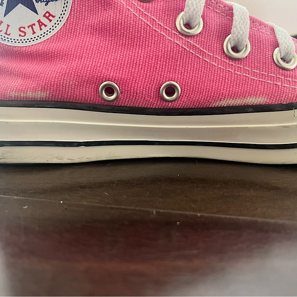 Pink Converse All Star High-tops W5.5 - Picture 7 of 8